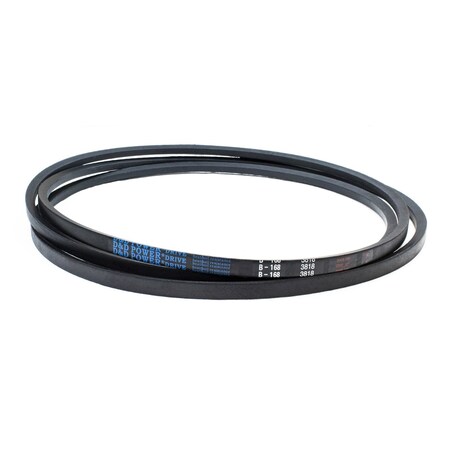 D&D B168 Classical V-Belt, 171 in Outside Length, 21/32 in Top Width, 1 Ribs B168